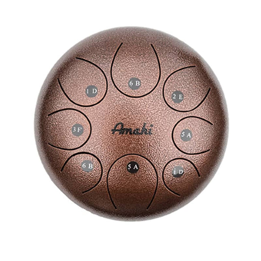 Amahi 6” Steel Tongue Drum Bronze