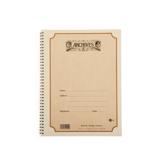Archives 96  Stave Manuscript Notebook