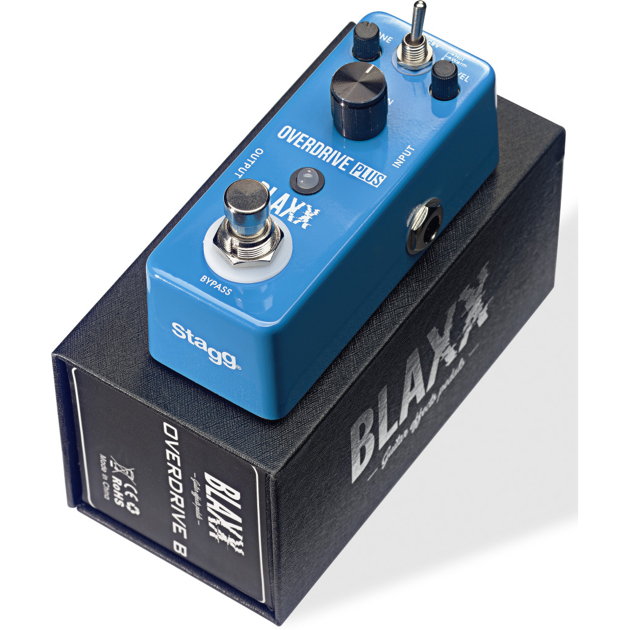 Blaxx 2-mode Overdrive pedal for electric guitar