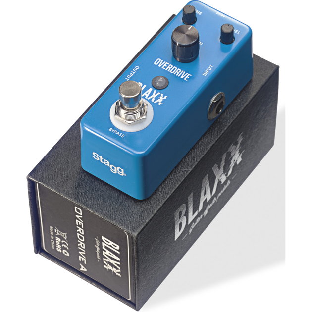 Blaxx Overdrive pedal for electric guitar