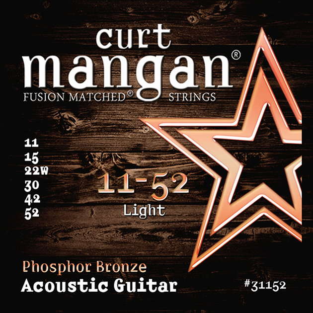 Curt Mangan Acoustic Guitar Strings Phosphor Bronze 11-52