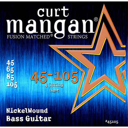 Curt Mangan Electric  Bass Strings Light 45-105