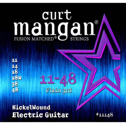 Curt Mangan Electric Guitar Strings Nickelwound 11-48