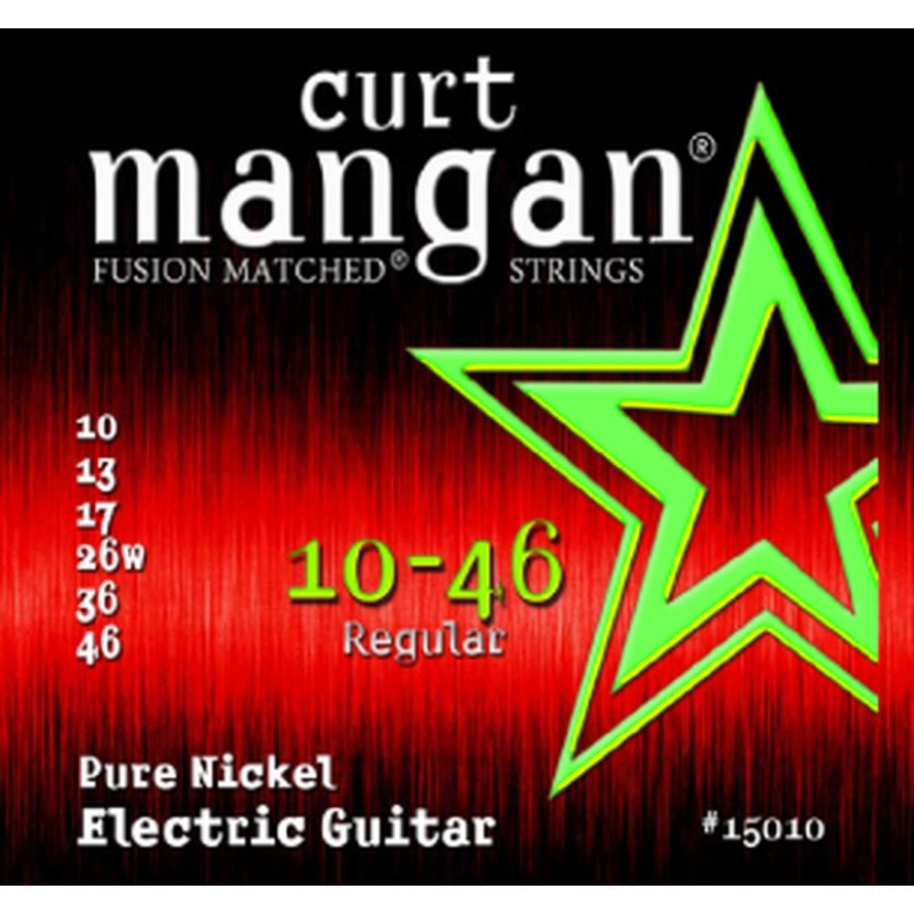 Curt Mangan Pure Nickel Electric Guitar Strings 10-46