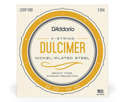 D'Addario 4-string Dulcimer Strings Loop End