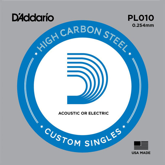 D'Addario Single String Plain  010