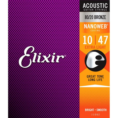 Elixir Nanoweb Acoustic Extra Light 10-47