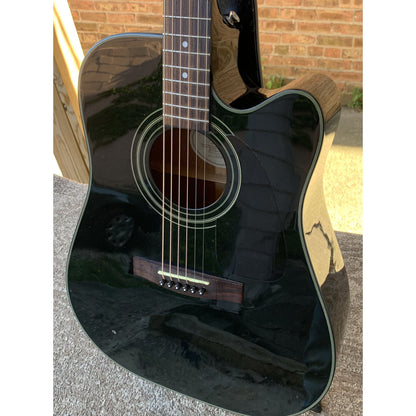 Fender DG20CEBLK Acoustic Electric Guitar Used Black