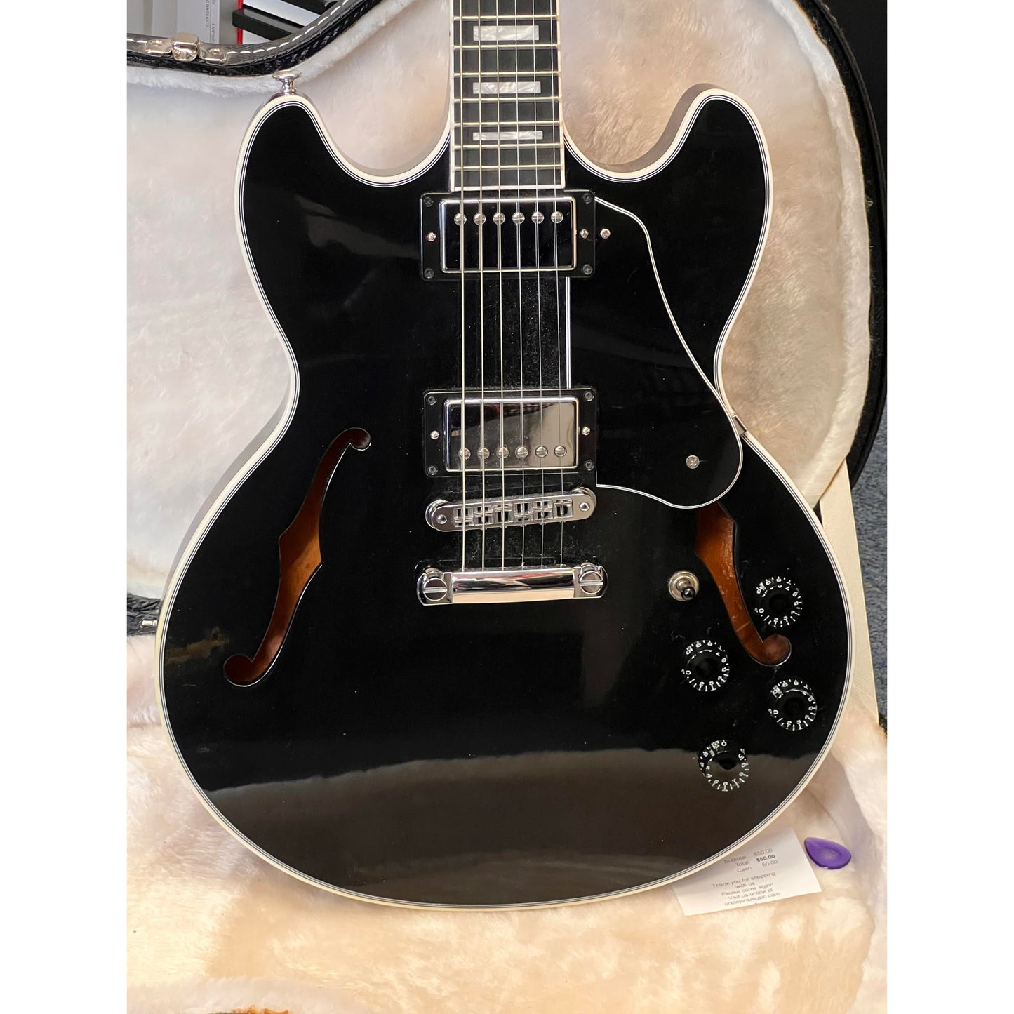 Gibson Midtown Custom Semi-Hollowbody Guitar Black 2014 model  Excellent
