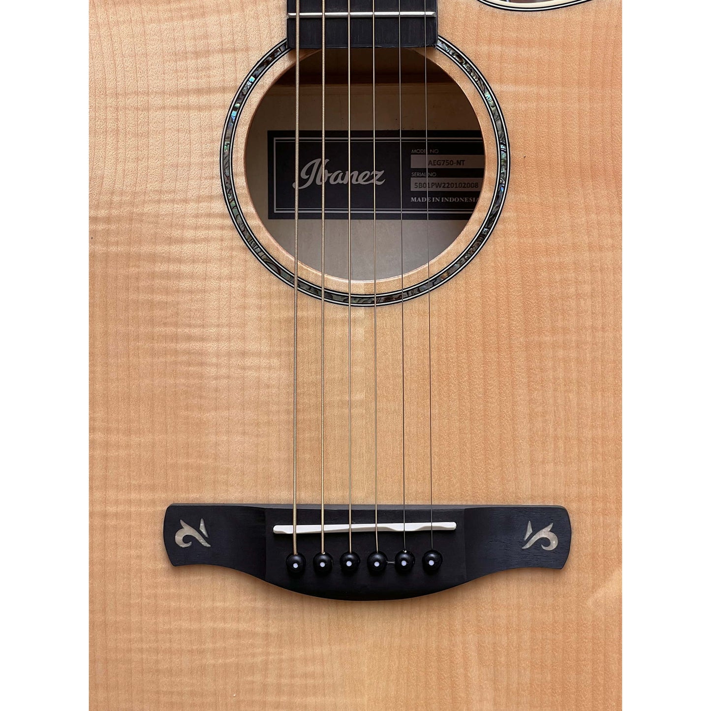 Ibanez AEG750 AEG Acoustic-Electric Guitar - Natural