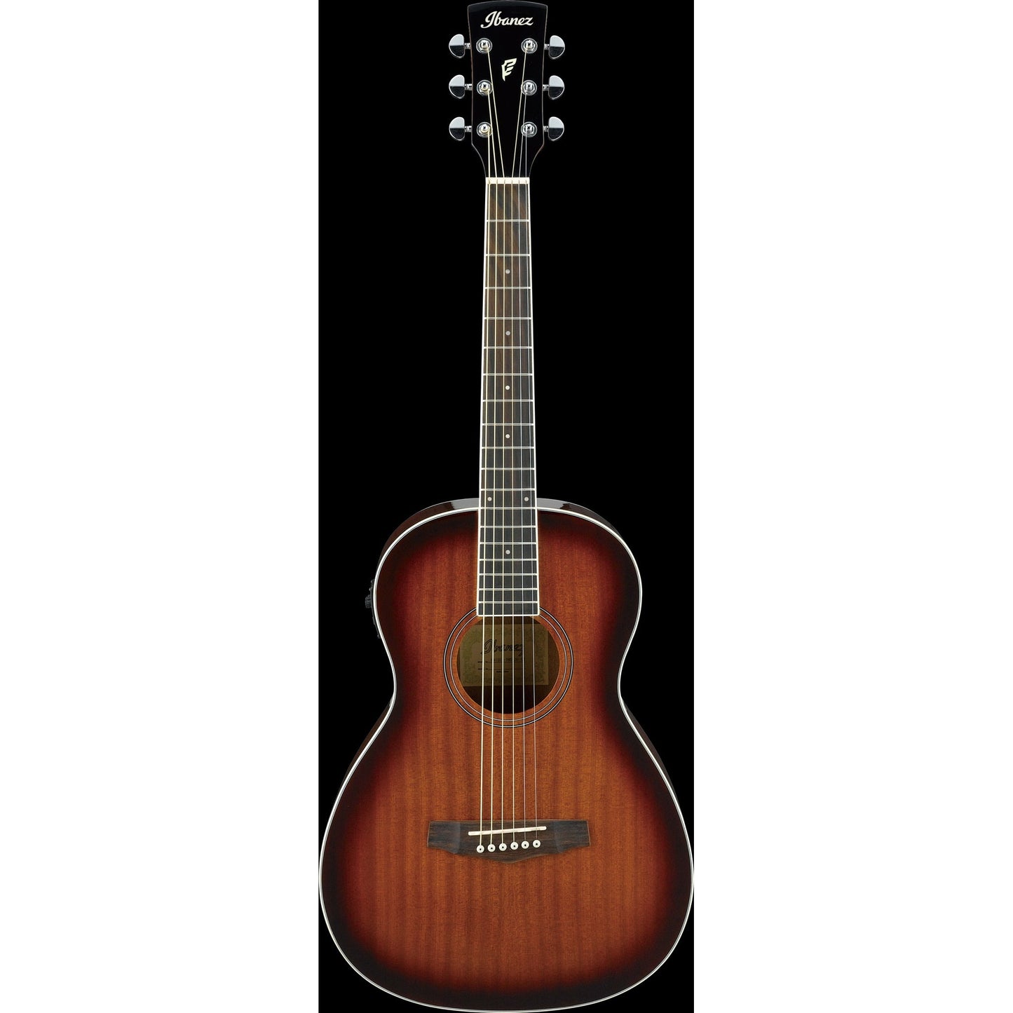 Ibanez PN12E Performance Series Parlor Acoustic/Electric Guitar (Vintage Mahogany Sunburst)