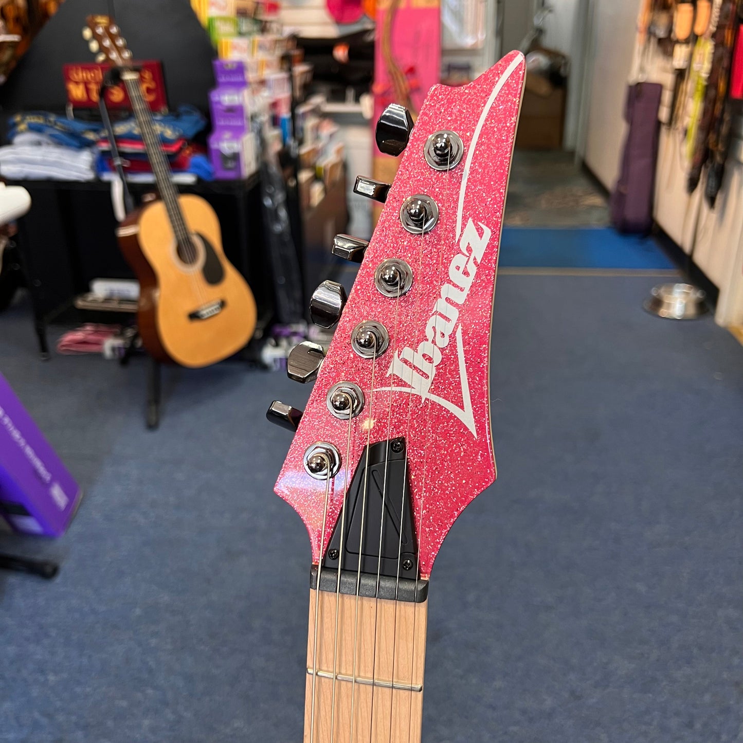 Ibanez Standard RG421MSP Electric Guitar - Pink Sparkle