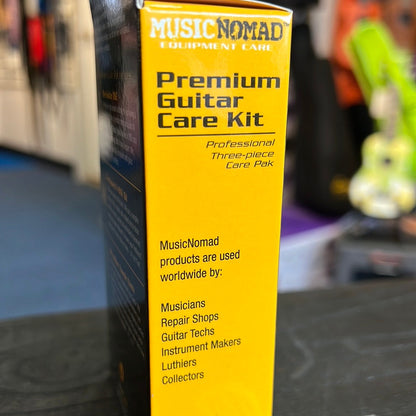 Music Nomad Premium Guitar Care Kit (3 Pak) - Guitar ONE(2 oz.) F-ONE(1/2 oz.) Cloth