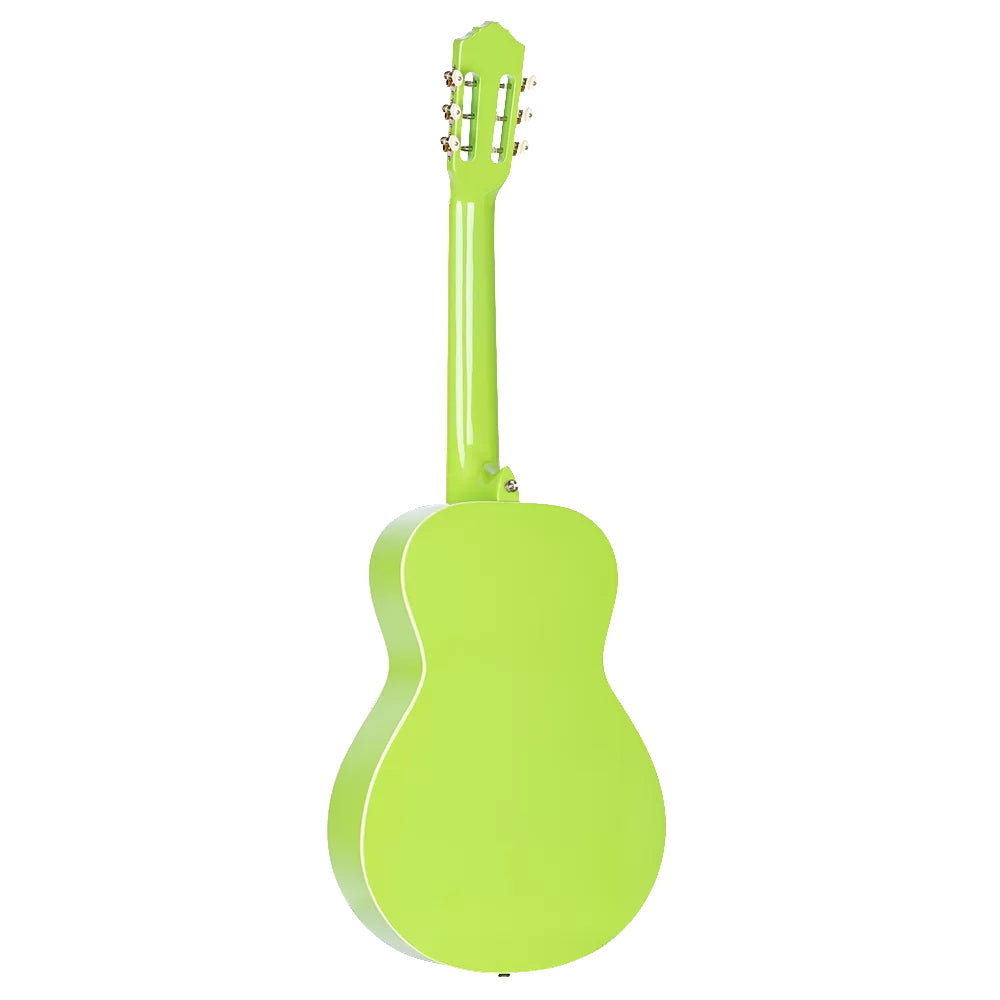 Ortega Nylon String Guitar Gaucho Parlor Green Apple w/Bag