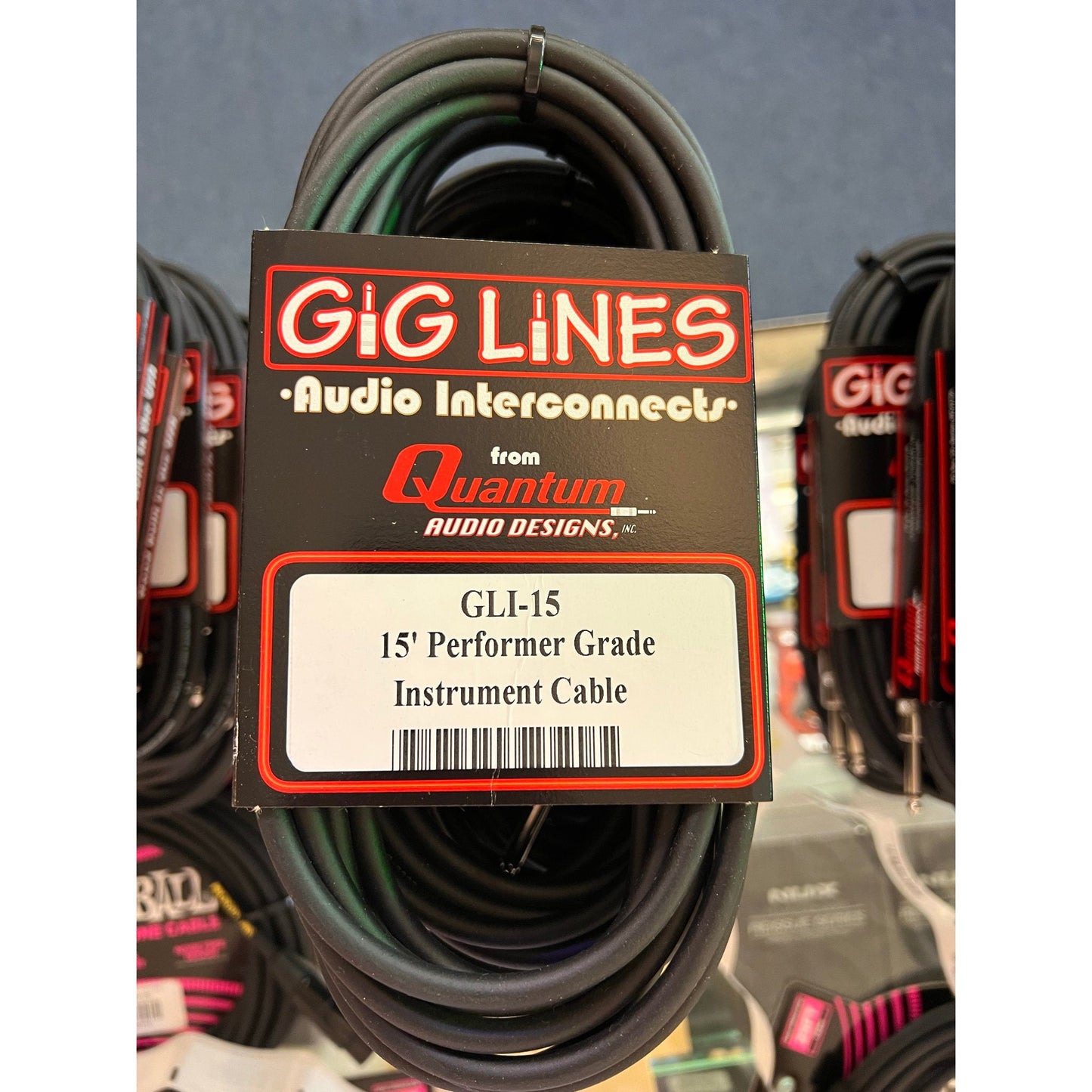 Quantum Gig Lines 15’ Instrument Cable