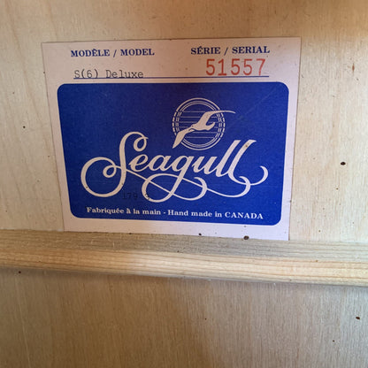Seagull S6 Deluxe Acoustic Guitar Natural Cedar