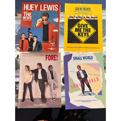 Sheet Music Book Lot Huey Lewis and The News 1980s (used)