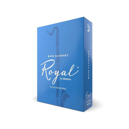 Royal Bass Clarinet Reeds Strength 2.5 Box of 10