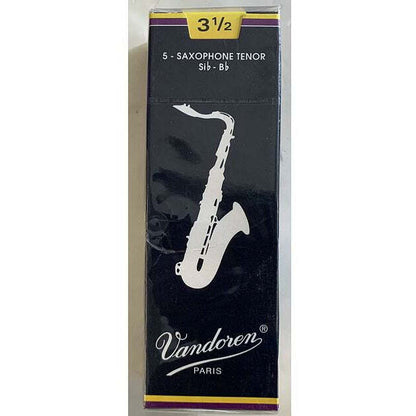 Vandoren Tenor Saxophone Reeds Strength 3 1/2 5-Pack