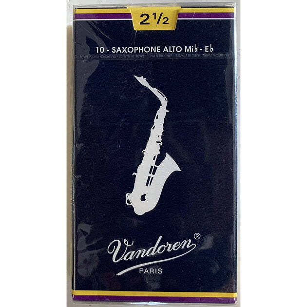 Vandoren Alto Saxophone Reeds 10 Per Box