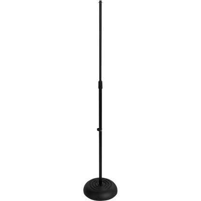 On Stage Round Base Mic Stand Black