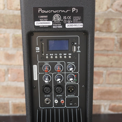 Powerwerks PWRP3 120 watt 3-Ch Active PA Column w/ LCD BT True Stereo Link