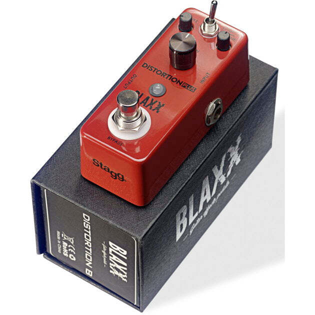 Blaxx 3-mode Distortion pedal for electric guitar