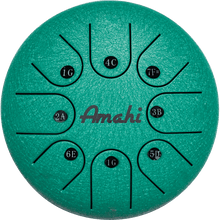 Load image into Gallery viewer, Amahi 8” Steel Tongue Drum, Green
