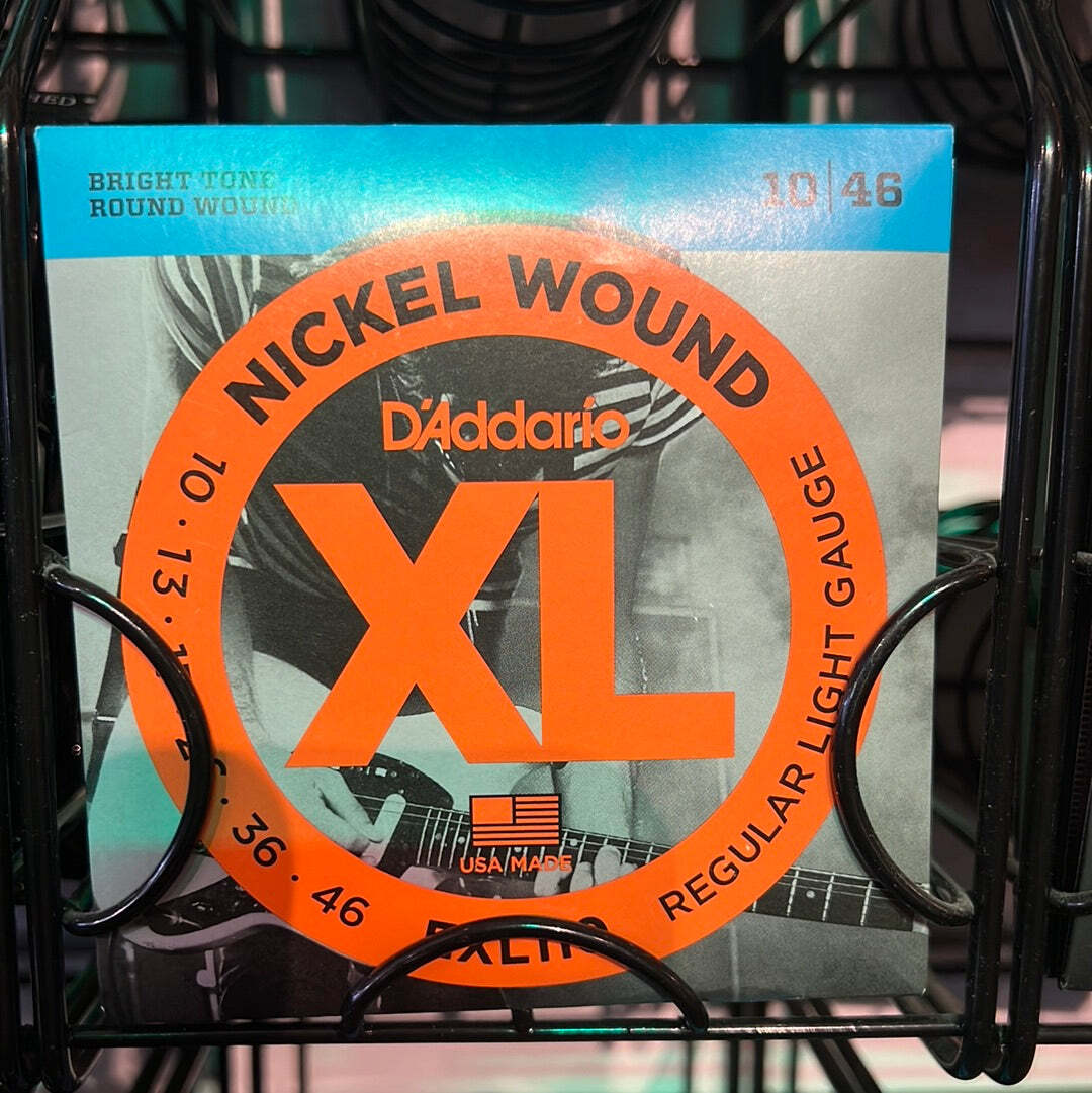 D'Addario EXL110 Nickel Wound Electric Guitar Strings Regular Light 10-46