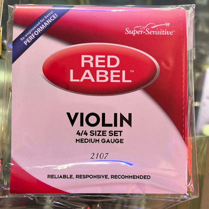 Red Label SS210 Violin Strings Medium Guage Set 4/4