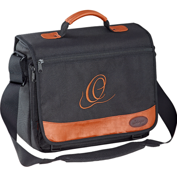 Ortega Guitars OABAG-1 Laptop - Accessory Messenger Shoulder Bag Padded Organizer Pockets w/ Neopren