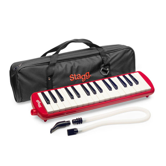 Stagg Melodica w/32 Keys Red