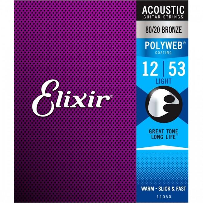 Elixir Polyweb 80/20 Bronze Acoustic Light 12-53