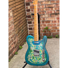 Load image into Gallery viewer, Fender Telecaster Electric Guitar Blue Floral 1985-1986 Japan
