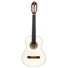 Load image into Gallery viewer, Ortega Family Series ¾ Size Nylon String Guitar White
