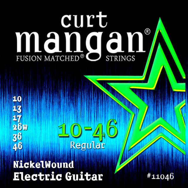 Curt Mangan Electric Guitar Strings Nickelwound 10-46