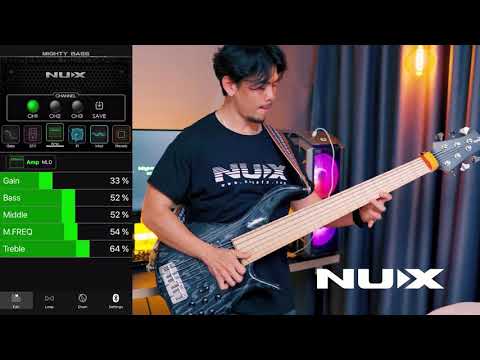 NUX Mighty Bass 50BT Digital Modeling Bass Amplifier with Bluetooth
